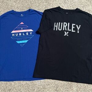 Hurley Men’s T-shirts Size Large Bundle of 2